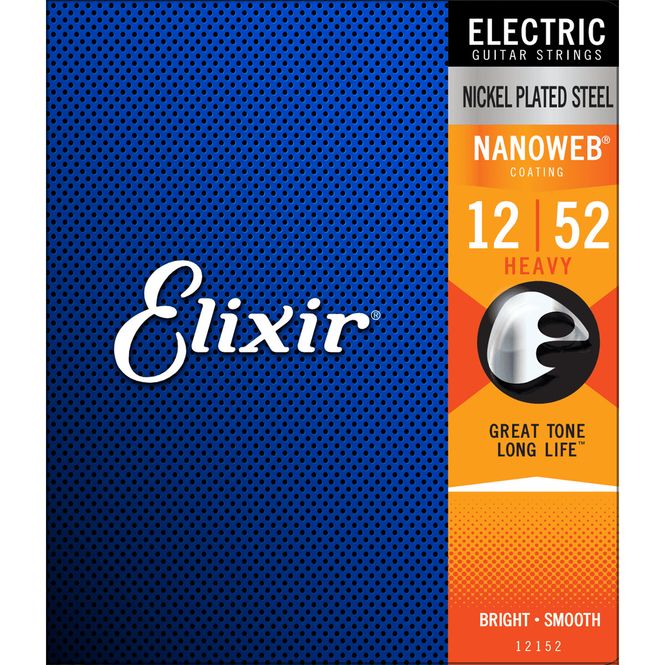 Hovedbilde Elixir Nanoweb Elgitarstrenger 12152, Heavy, 012-052
