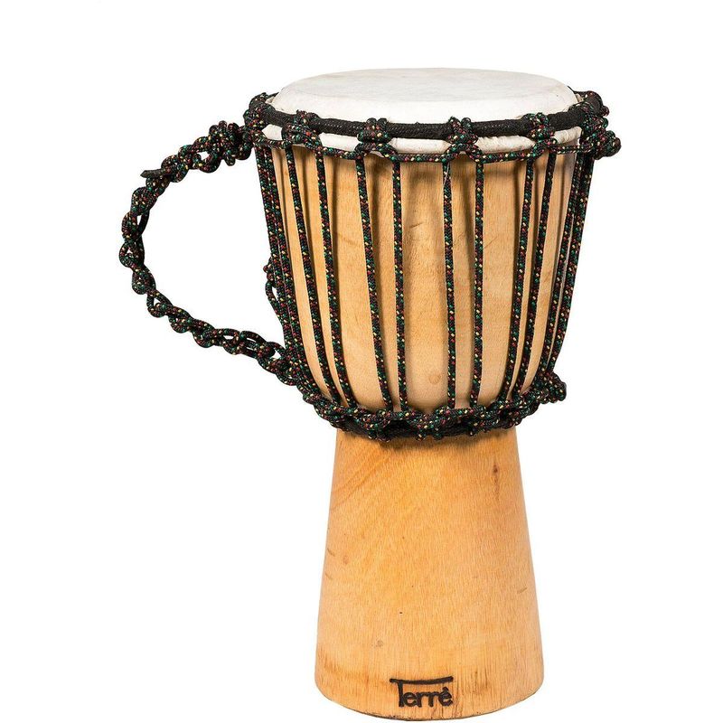 Djembe av mahogni 40 cm, Natur