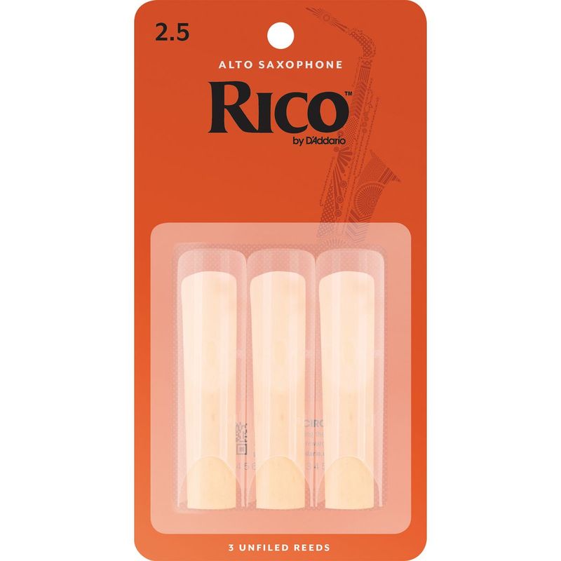 Rico RJA0325 fliser for alt-saksofon 2.5, 3 stk