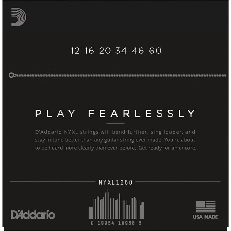 D'addario NYXL1260 Elgitarstrenger C-tuning 12-60
