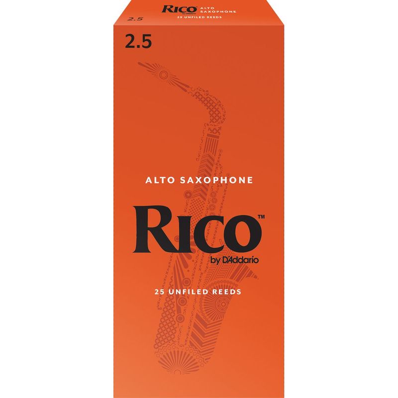 Rico RIA2525 fliser for sopran-saksofon 2.5, 25 stk