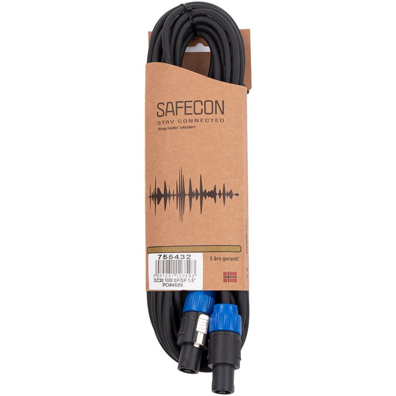 Safecon SC30 Høyttalerkabel SpeakON 1,5