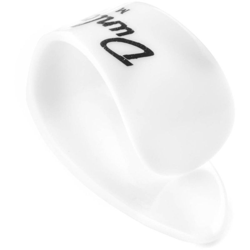 Dunlop 9002P Tommelfingerplekter hvit 4-pakning medium
