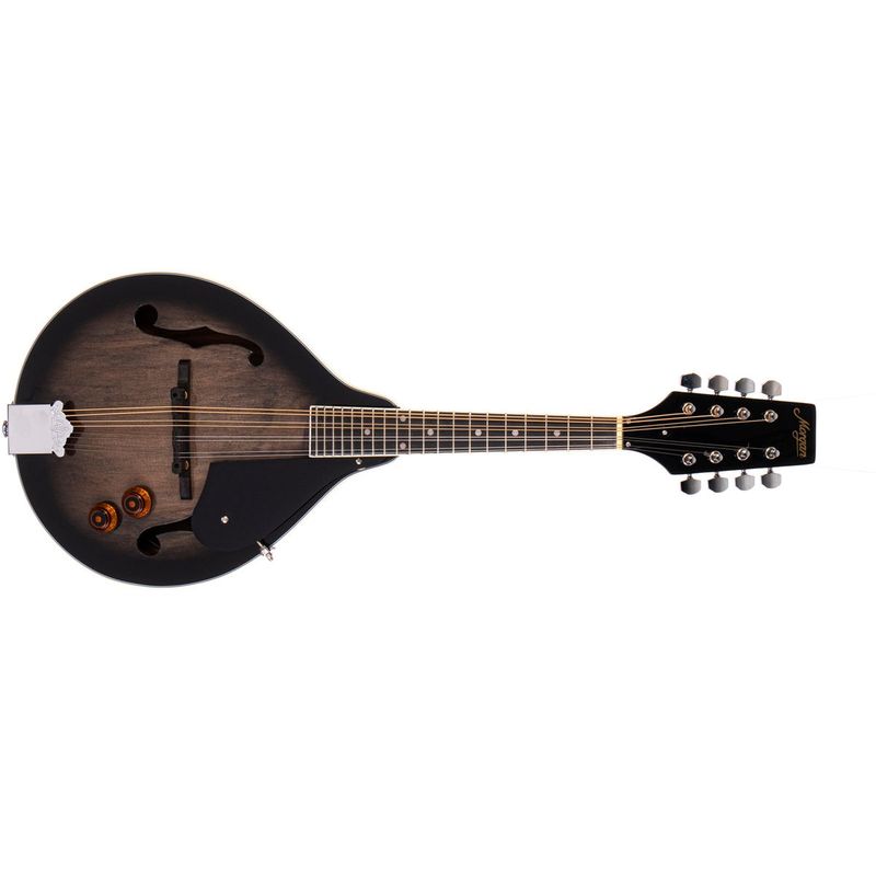 Morgan M 20 E TBK Mandolin med pickup, Transparent Black