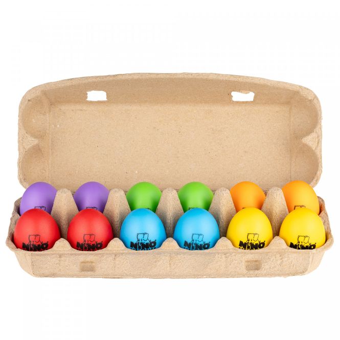 Hovedbilde Meinl NINOSET19, 12 rytmeegg i eggekartong, soft