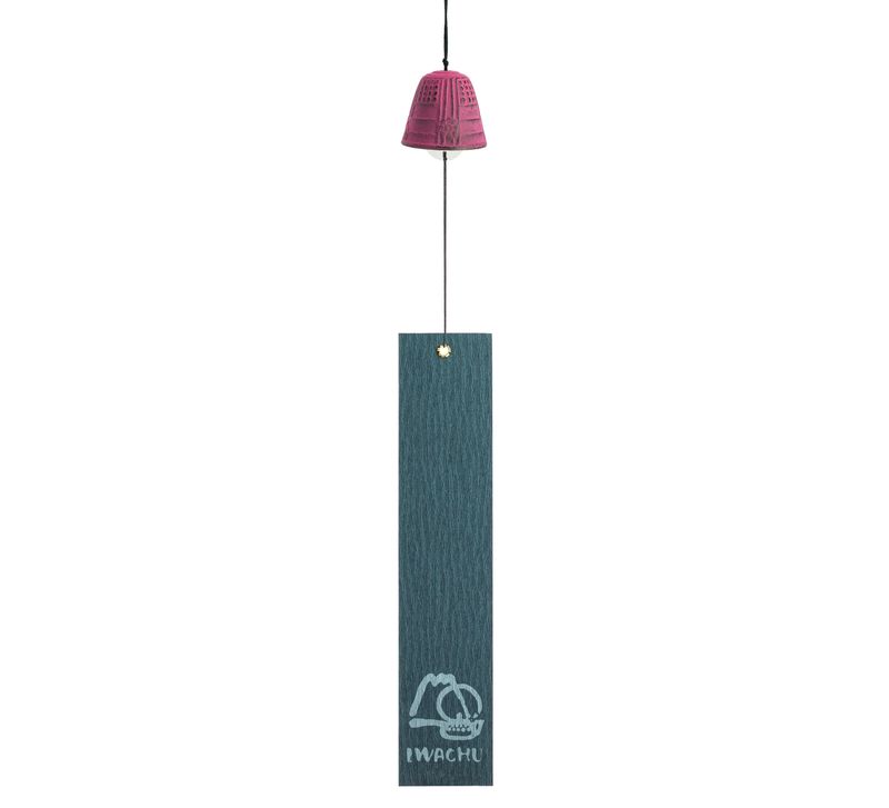 Iwachu Furin Tsurigane Wind Chime 4,5 cm, Rosa