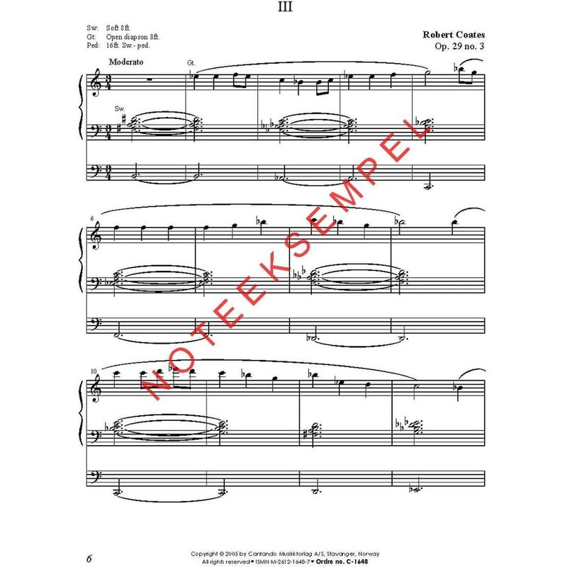 Festmusikk for orgel, hefte 17
