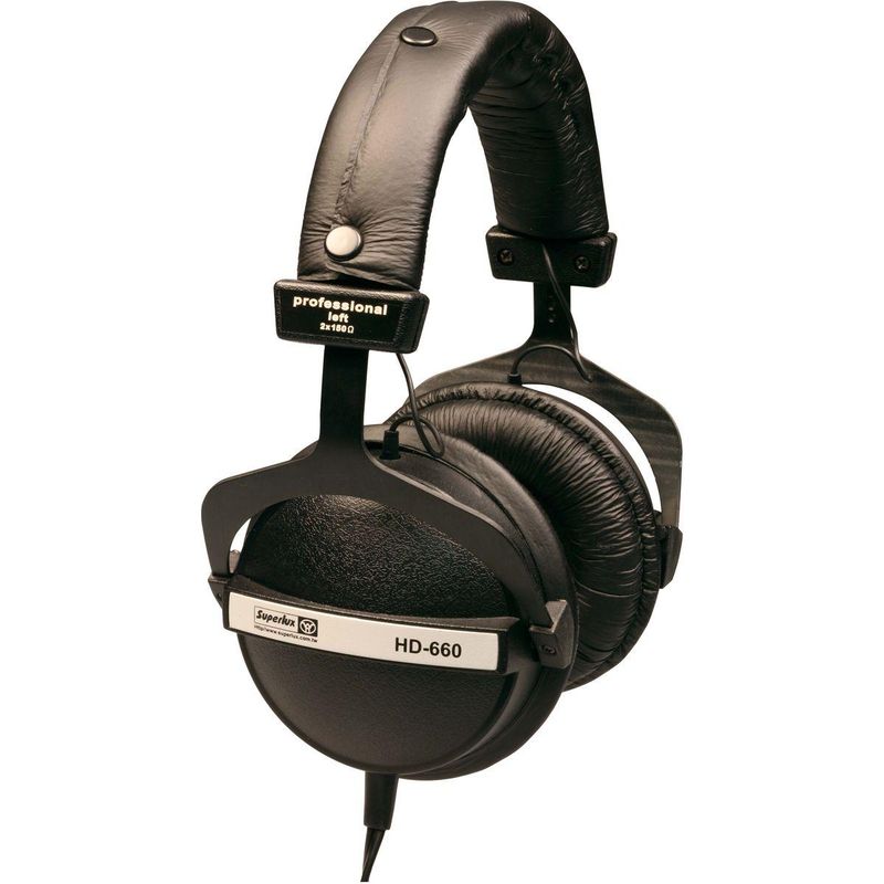 Superlux HD660 Monitor-hodetelefoner, lukkede