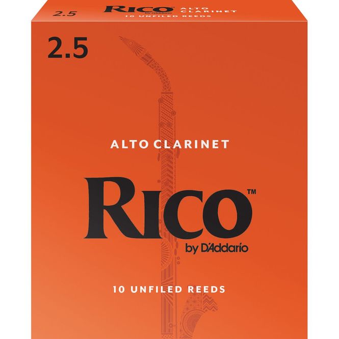 Hovedbilde Rico RDA1025 fliser for Alt-klarinett 2.5, 10 stk