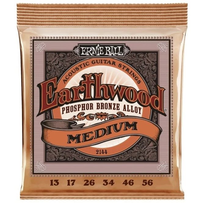 Hovedbilde Ernie Ball 2144 Earthwood Phosphor Bronze 13-56 Strenger akustisk gitar