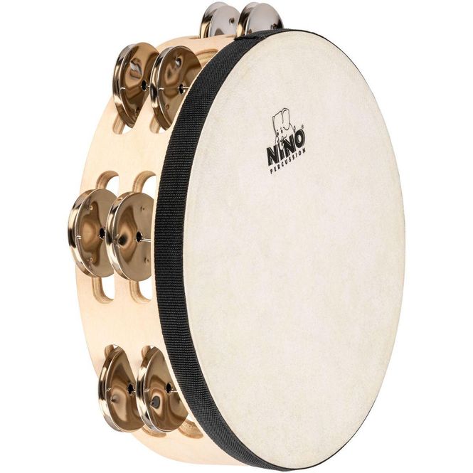 Hovedbilde Meinl NINO946 Tamburin av tre med skinn 8