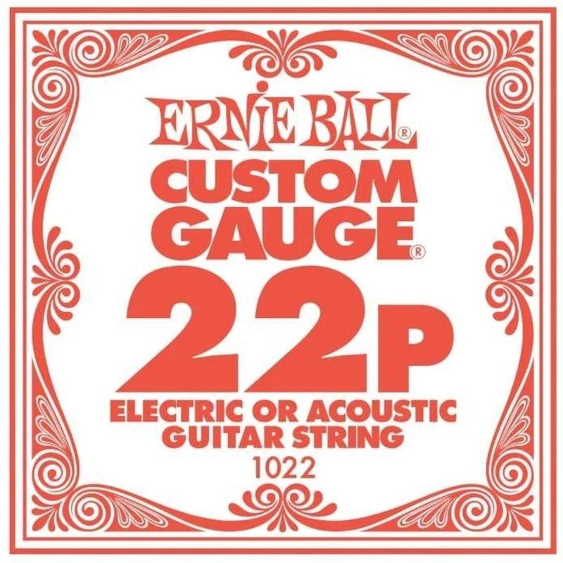 Ernie Ball 1022 Enkeltstreng 22P for elgitar og akustisk gitar