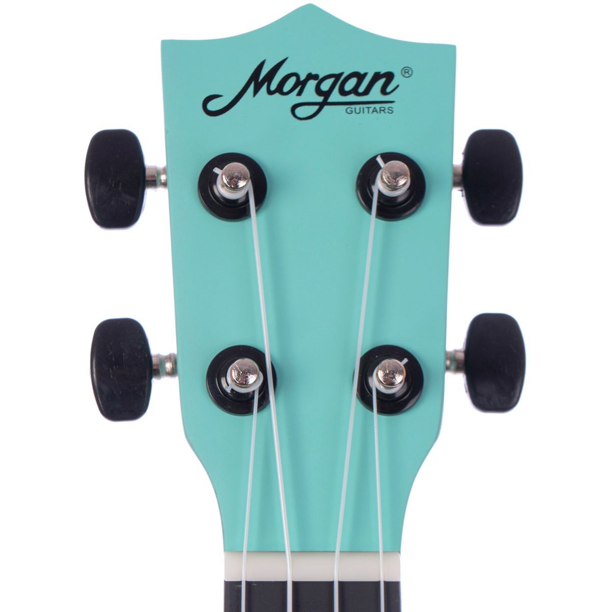 Morgan Sopran Ukulele UK S 100 Bird, blå med fuglemønster, m/bag